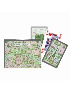 Römi (Luxus) 2x55 Lap - Párizs Térképe 1910-ben